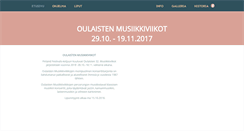 Desktop Screenshot of musiikkiviikot.fi
