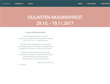 Tablet Screenshot of musiikkiviikot.fi